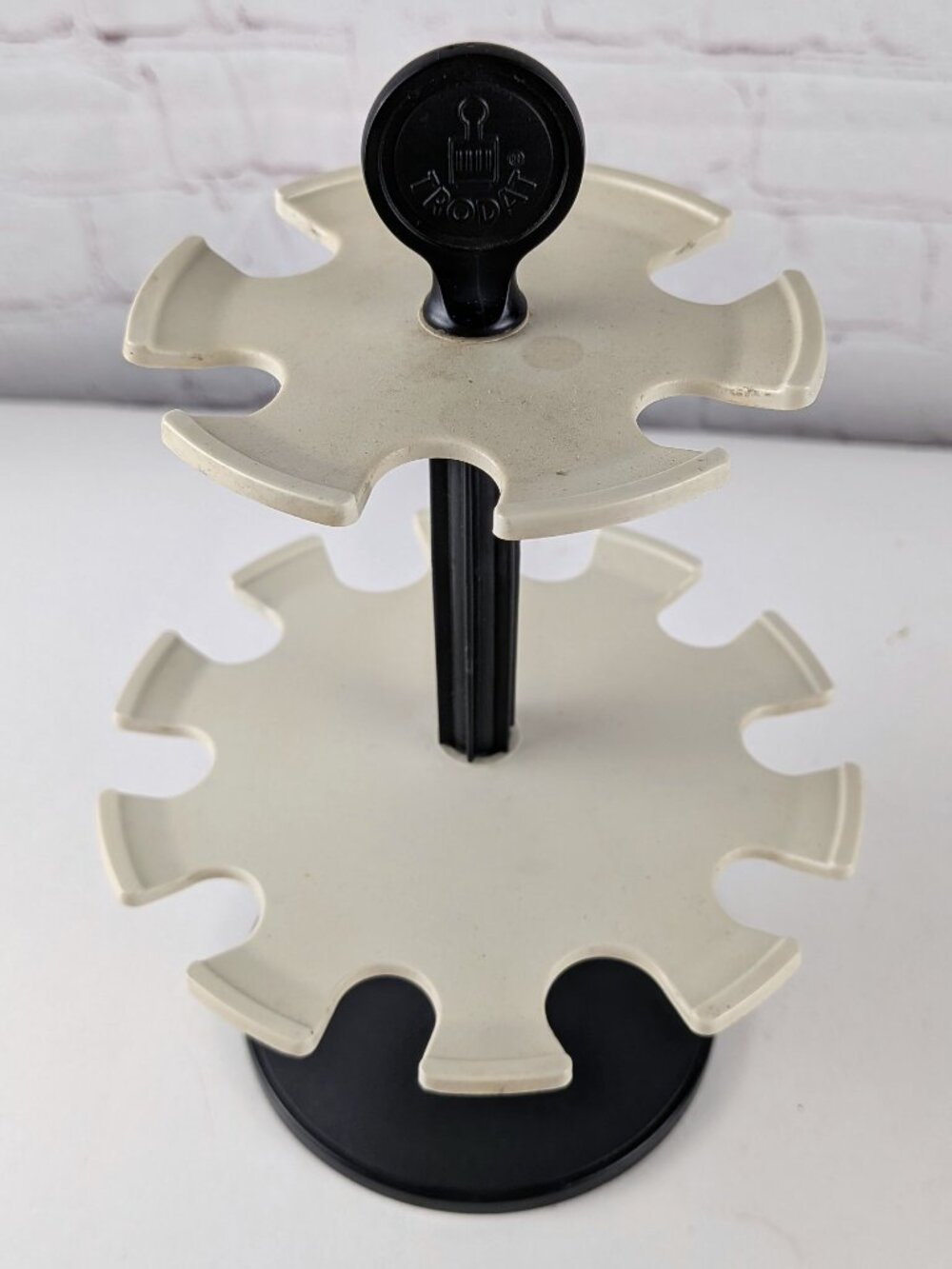 Trodat Rubber Stamp Two-Tier Rotating Rack Holder